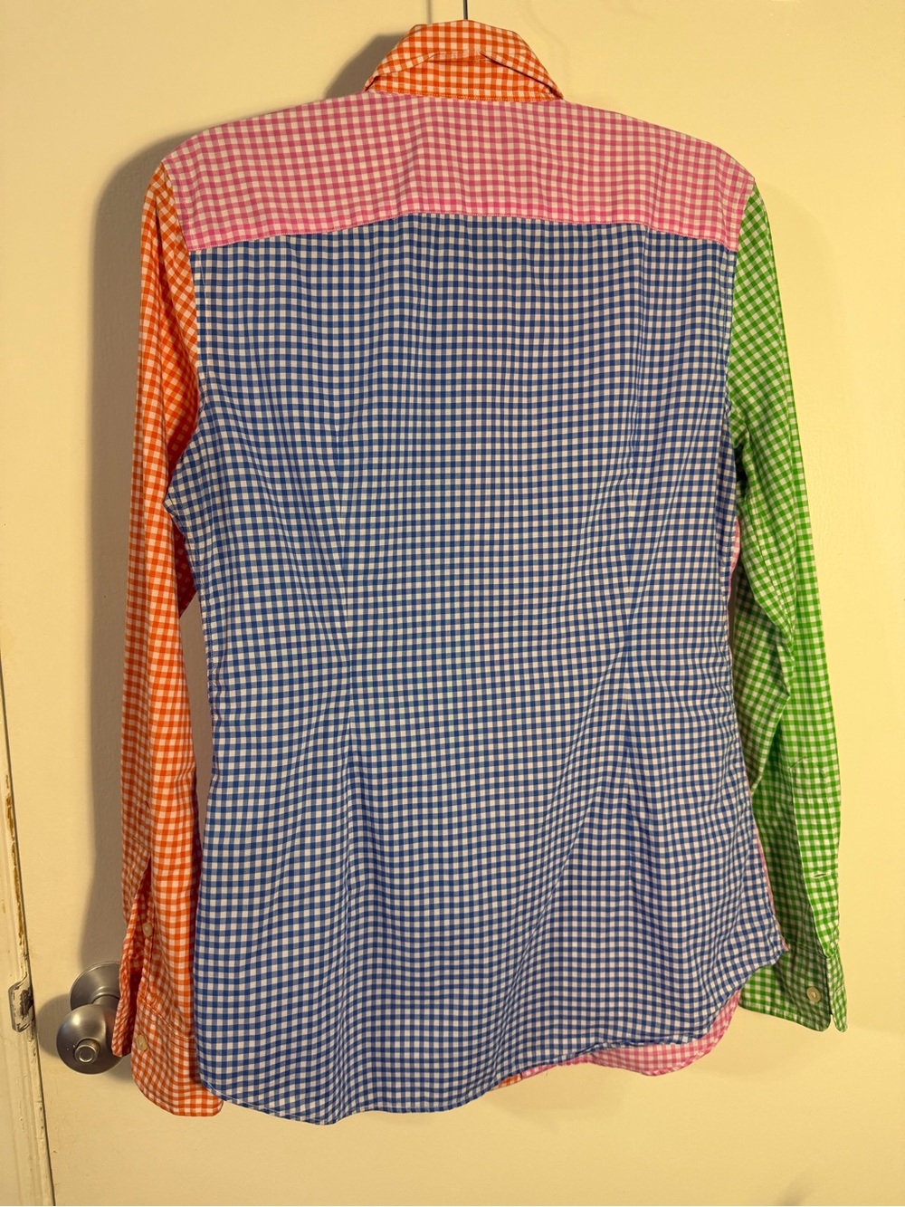 Ralph Lauren Multicolor Gingham Button-Down Shirt Size 4 - Picture 3 of 5